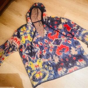 Anthropologie Multicolor V-Neck Sweater